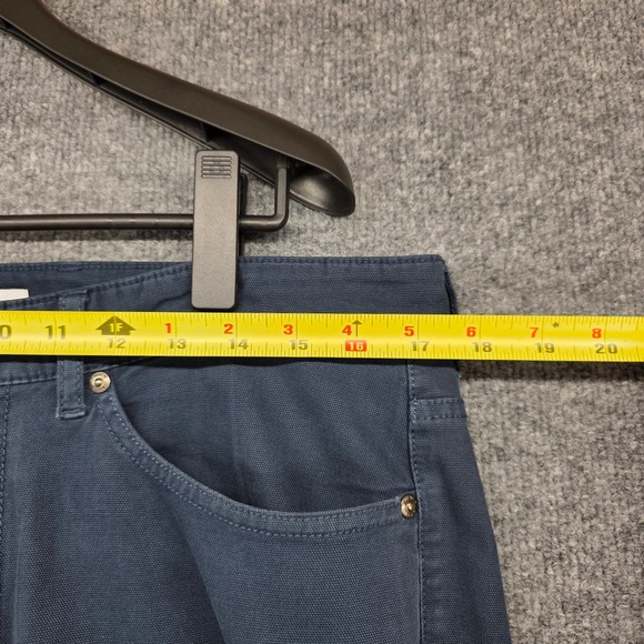 Peter Millar Mens Navy Blue 5-Pocket Canvas Pants MF18B86 Size 34 - Picture 7 of 13